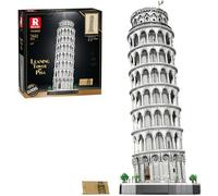 Reobrix Leaning Tower of Pisa Building Set, Italy City Landmark Architecture Model Kit 66025, Famous Historical Collection Display, Gift for 14+ Adults Travel Art Lovers (7652 PCS)