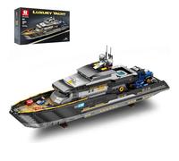 Reobrix Luxury Yacht Building Block Set for Adult, Cruise Ship Toy Model Kit, 66103 Big Boat Challenge Puzzle Collectible Display Decorations Gift for Adult Boys Girls Kids 14+ (4421PCS)
