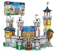 Reobrix Medieval Castle Building Sets, Architecture Kit with Light 66006