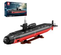 Reobrix Nuclear Submarine Building Sets for Adults, 1:125 Military Los Angeles Class SSN Submarine Model 33049, War Undersea Boat Home Decor, Collectible Submarine Toy Gifts for 14+ (2988 PCS)