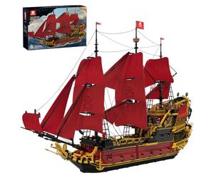 Reobrix Queen Anns's Revenge Ship Model Kit for Adult,XXL Pirate Ship 66049 | Huge Revenge Ship Model Building Kits, Authentic Pirate Ship Model, Realistic Sails, Rigging and Deck Details, 5666 PCS