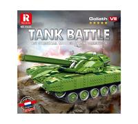 Reobrix RC Canon Firing Tank 1516pc Construction Set