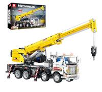 Reobrix RC Crane Truck Building Blocks Set Engineering Vehicle Model Kit