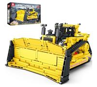 Reobrix RC D11 Bulldozer Building Set Adult with Motors, APP/Remote Control Loader Bulldozer Construction Toy with 22001, Mechanical Technic Heavy Duty Tractor Sets, 1836PCS