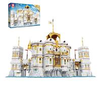 Reobrix Royal Bay Castle Building Blocks Set 66013, Medieval Castle Building Kit for Adults, Retro Modular Architecture Display Collectible Model Kit Creative Gifts for Teens 14+ (3752Pcs)