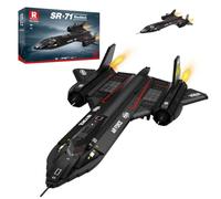 Reobrix SR-71 Blackbird Plane Building Set Military Fighter Jet Model 14+