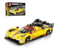 Reobrix Super Sport Car Building Block Sets, 11042 1:16 Racing Car Model Kit with Stickers, 12.59*5.31*3.15in Supercar Building Toys for Collection and Decoration, Gift for Motorsport Fans (1370 Pcs)
