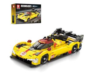 Reobrix Super Sport Car Building Block Sets, 11042 1:16 Racing Car Model Kit with Stickers, 12.59*5.31*3.15in Supercar Building Toys for Collection and Decoration, Gift for Motorsport Fans (1370 Pcs)