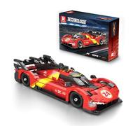 Reobrix Super Sports Car Building Blocks Sets,11041 1:16 Le Mans Racing Car Model Building Toy Supercar Building Sets for Motorsport Fans Adults, Collection Display for Home Office Gift (1370PCS)