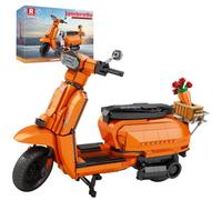 Reobrix Technical Motorcycle Building Block Toy with Basket Bouquet Stand, 1:5 Scale V200 Motorbike Brick Model Set, 11036 Collection Vehicle Home Room Decor Gifts for Adult Boys Girls (1169 PCS)