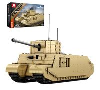 Reobrix TOG II Military Tank Building Blocks, WW2 British Armed Tanks Model