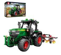 Reobrix Tractor Building Blocks Set for Adult, APP/Remote Control Construction Toy Vehicle Model Kit, Technical Farm Agricultural Truck, Mechanical Gifts for Boys Teens Childs 14+ (1664Pcs)