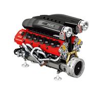 Reobrix V12 Engine Building Kit for Adults | 65° V-Angle Supercar Model with Mot