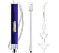 Reofrey 5D DIY Diamond Painting Pen Tools Set, Diamond Painting Point Drill Pen with Light, Diamond Art Accessories Kits with Replacement Pen Heads and USB Cable for Diamond Painting Arts Crafts