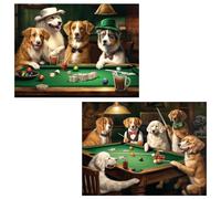 Reofrey Diamond Painting Accessories Dogs DIY Diamond Art Kits, Animal 5D Diamond Painting Kits for Adults Cross Stitch, Full Drill Round Crystal Embroidery for Craft Home Wall Decor 30x40cm