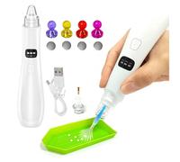 Reofrey Electric Diamond Painting Pens with Vacuum Pump - 3 Adjustable Suction Mode & Rechargeable - 4pcs Diamond Art Locator Accessories & 2 Replacement Tips - Faster DIY Art Pickup Tool Kit