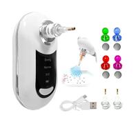 Reofrey Electric Diamond Painting Pens with Vacuum Pump - 3 Adjustable Suction Mode & Rechargeable - 4pcs Diamond Art Locator Accessories & 2 Replacement Tips - Faster Art Pickup Tool Kits(White)