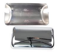 REOKIP 1 Pair Car Chrome Rearview Mirror Cover Trim Rear View Mirror Cover For Suzuki NPR (1 Pair Large)