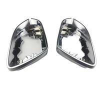 REOKIP 6pcs Rearview Mirror Cover Caps For A8L A8 D4 W12 2011-2018 Left Right Car Side Rear View (A)