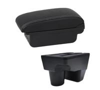 REOKIP Car Armrest Box Arm Rest Console Storage Box For Toyota For Yaris For Elegant 2020 2021 2022 Car Arm Rest Box(C1 White Line)