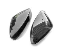 REOKIP Car Side Door Rearview Turning Mirror Decor Cover For Skoda For Octavia Mk3 A7 5E 2014-2019 (Carbon Cover)