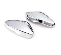 REOKIP Car Side Door Rearview Turning Mirror Decor Cover For Skoda For Octavia Mk3 A7 5E 2014-2019 (Silver Cover)