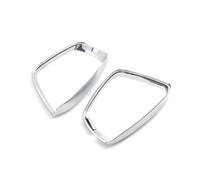 REOKIP Car Side Door Rearview Turning Mirror Decor Cover For Skoda For Octavia Mk3 A7 5E 2014-2019 (Silver Brow)