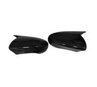 REOKIP Car Sticker Rearview Side Mirror Cover Wing Cap Exterior Door Rear View Case Trim Housing Shell For N&issan For Qashqai 2007-2013 (Carbon)
