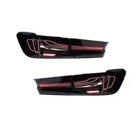 REOKIP Car Tail Light For B&MW 3 Series G20 G28 320i 325i 330i 2020 2021 2022 2023 2024 Car Taillight Assembly Upgrade LED Taillight(Black)