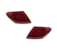 REOKIP Car Tail Light For Benz C-Class W204 2007-2014 LED Car Back Lamps Assembly Turn Signal Taillight Brake Lamp(Red)