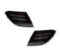 REOKIP Car Tail Light For Benz C-Class W204 2007-2014 LED Car Back Lamps Assembly Turn Signal Taillight Brake Lamp(Black)