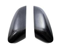 REOKIP Car Upgrade Carbon Fiber Chrome Silver Door Mirror Shell For Toyota Prius 60 Series 2023 Rearview Accessories (carbon fiber)