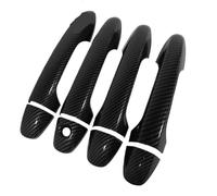 REOKIP Exterior Door Handles Carbon Fiber Door Handle Cover for Toyota for Hilux for Revo 2016-2019 2021 Outer Door Handle(New Carbon)