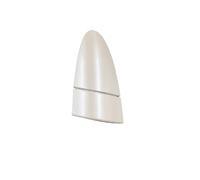 REOKIP Exterior Door Handles White Color Door Outer Handle Painted Fit for CR-Z CRZ 2011 2012 2013 2014 2015 Outer Door Handle(Left No Hole)