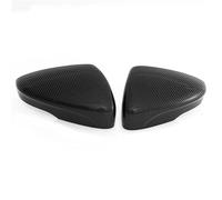 REOKIP For F&ord For Focus MK4 2019 2020-2023 Rearview Mirror Cover Housing Side Wing Mirror Cap Sticker Exterior Door Case Trim Accessories (Carbon Look 1 pair)