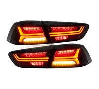 REOKIP For Mitsubishi For Lancer EVO 2008-2020 Car LED Tail Lights Assembly Turn Signal Dynamic Animation Running Lamp