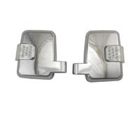 REOKIP For Toyota For Land Cruiser FJ70 FJ76 FJ79 LC76 LC77 Door Mirror Cover 2pcs Car ABS Chrome Rearview Accessories Plated Trim