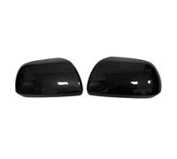 REOKIP For Toyota For Sienna 2011-2020 Rearview Side Mirror Cover Wing Cap Exterior Case Trim Accessories Vehicle Decor (Carbon)