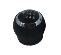 REOKIP Gear Shift Knob Boot Lever Gaitor Shifter for Toyota for Auris E150 2006-2012 Gearbox Gaiter Stick Handles Cover Shifter Lever Knob(6 Speed knob Black)