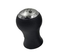 REOKIP Gear Shift Knob Boot Lever Gaitor Shifter for Toyota for Auris E150 2006-2012 Gearbox Gaiter Stick Handles Cover Shifter Lever Knob(5 Speed knob Silver)