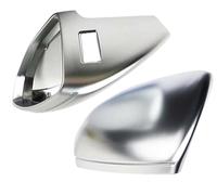 REOKIP Protective Cover Matte Chrome Plating Door Mirror Shell For A6 A7 A8 C8 D5 2018 2019 2020 2021 (With holes L R)