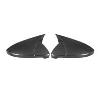 REOKIP Wing Mirror Cover Rearview Mirror Caps Case OX Horn Style For VW For Golf MK6 GTI GTD R 2009 2010 2011 2012 2013 Car Accessories (Carbon Fiber Pattern)