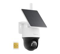 Reolink 2K 4G LTE Wireless Outdoor Security Camera Go PT S Lite, Pan-Tilt with Auto Tracking, Built-in SIM Card, Color Night Vision, AI Detection, Solar Powered for Stable, Farm, Construction Site