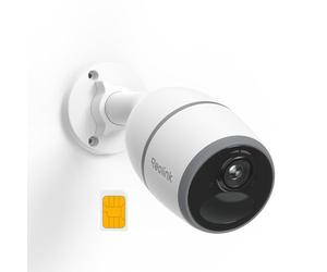 Reolink 4G LTE Security Camera Outdoor Wireless, Go Plus, 2K with Person/Vehicle Detection, No WiFi Camera, 2-Way Audio, Battery/Solar Powered, 4MP Night Vision, Waterproof, Local & Cloud Storage