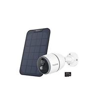Reolink 4G Outdoor Security Camera, 2K 4Mp, Battery/Solar-Powered, Smart Detection, Go Series G330 With Solar Panel + 64Gb Sd Card White