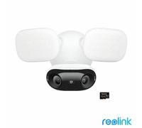 Reolink 4K 180 Wifi Floodlight Security Camera - 3000 Lumens, Ai Detection, 64Gb Sd, Ip66, No Fees, Dual Band Wifi 6
