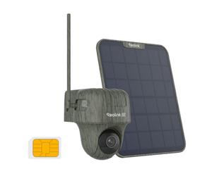 Reolink 4K 4G LTE Security Camera Outdoor Wireless Go Ranger PT+Solar Panel