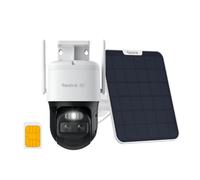 Reolink 4K 4G Solar Security Camera Outdoor with Auto-Tracking-Zoom, 360° PTZ No WiFi Security Camera Wireless with SD Card Slot, 8MP HD Color Night Vision, AI Detection, TrackMix LTE + Solar Panel