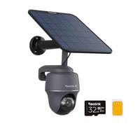 Reolink 4K/8MP 4G Camera, Solar-powered Security Camera Outdoor with Colour Night Vision, No WiFi Security Camera, Pet/Person/Vehicle Detection, Outdoor Camera Wireless, Go PT Ultra-G + Solar Panel