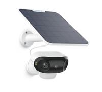 Reolink 4K Battery Security Camera Outdoor Wireless with Dual Lens 180° View, Argus 4 Pro + 6W Solar Panel, 2.4/5GHz WiFi, AI Detection, Colour Night Vision, Works with Alexa, No Subscription Fee